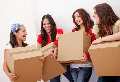 Office relocation team organizing a commercial move in Sweden